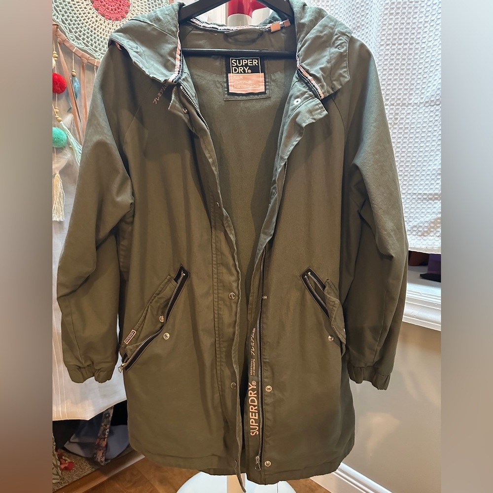 SuperDry excellent condition parka Size 4